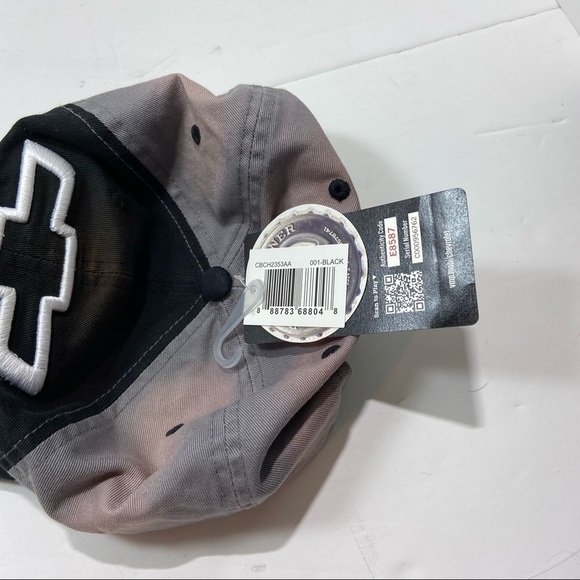 GM Chevrolet Cap Hat Embroidered Black Faded Logo W/ Bottle Cap NWT Trucker - Picture 11 of 11